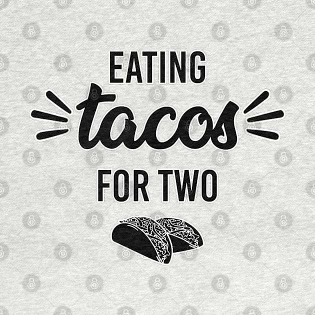 Eating tacos for two. Pregnancy announcement maternity. Perfect present for mom mother dad father friend him or her by SerenityByAlex